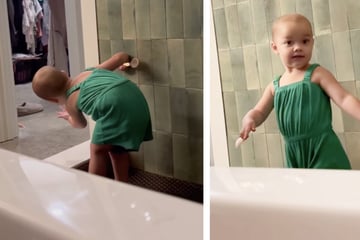 Kind sieht Mama nackt in der Badewanne: Was das Mädchen dann schreit, sorgt für Lachtränen