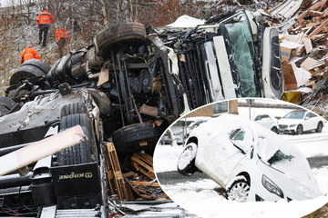 Stau-Chaos auf Sachsens Autobahnen: Wintereinbruch sorgt für zahlreiche Unfälle