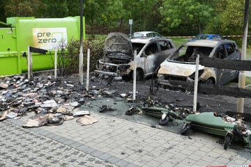 Leipzig: Feuerwehreinsatz in Leipzig: Teenie-Trio fackelt Autos und Container ab