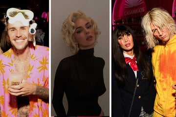 Starry Halloween: Kendall Jenner, Justin Beiber, Billie Eilish, Megan Fox, MGK party on down