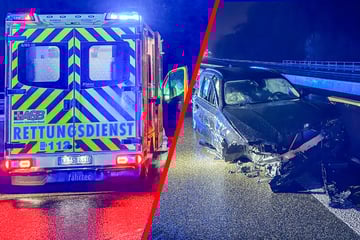 Unfall A8: Unfall-Serie auf A8: Sperrungen, ein Verletzter und Stau