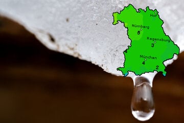 Regen und milde Temperaturen: In Bayern droht Überschwemmungsgefahr