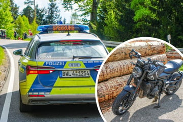 Biker kommt in Linkskurve von Straße ab und stürzt: 23-Jähriger stirbt