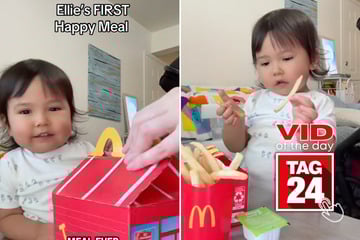 viral videos: Viral Video of the Day for July 30, 2025: Toddler tries her first happy meal – and her reaction is everything!