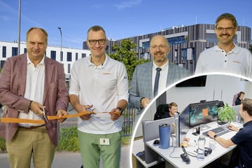 Dresden: Mit Yoga-Garten und Volleyballplatz: Hippe Firma weiht neuen Campus ein