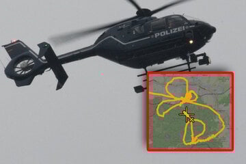 Polizei-Hubschrauber aus Dresden kreist nachts über Waldgebiet nahe Grenze: Was war da los?