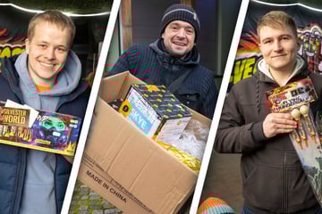 Dresden: Ansturm auf Raketen: Darum haben wir Feuerwerk gekauft