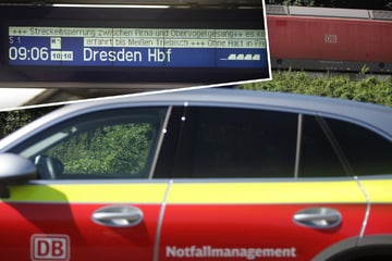 Zugausfälle und Verspätungen: Bahnverkehr nahe Dresden lahmgelegt
