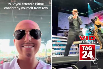 Viral Video of the Day for September 25, 2024: Girl cosplays solo at Pitbull concert – and gets his attention!