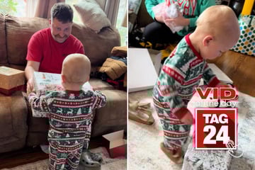 Viral Video of the Day for December 29, 2025: Baby's Christmas gift delivery comes with extra enthusiasm!