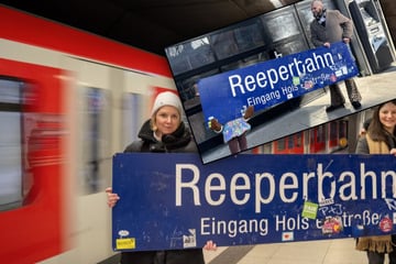 Hamburg: Reeperbahn für daheim: Legendäres S-Bahn-Schild wird verlost