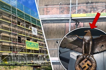 Leipzig: Jahrelang unter Blech versteckt: Was wurde aus Leipzigs letztem "Nazi-Adler"?