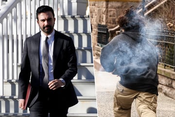 Two men charged with terrorism after throwing bomb at protest near Mamdani's home