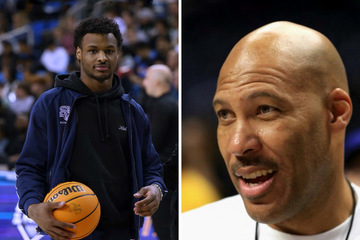 Will LeBron James' son Bronny take LaVar Ball's advice on playing college basketball?