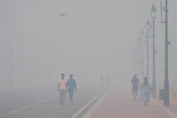In dieser Stadt kann man vor lauter Smog fast nichts mehr sehen