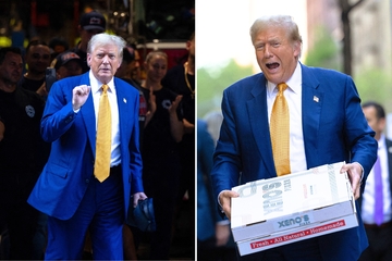 Trump delivers pizzas to New York firefighters as trial rages on: "I love you all"