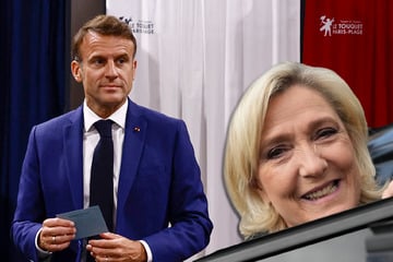 Pleite für Macron! Rechte liegen bei Parlamentswahl in Frankreich vorne
