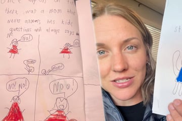 Junge ärgert sich über das "Nein" seiner Mama: Was er dann malt, sorgt für Lacher