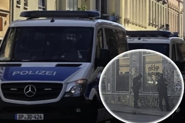 Riesen-Graffiti entdeckt: Große Razzia in Dresdner Neustadt