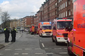 Hamburg: Wohnung steht in Flammen: Mann durch Brand schwer verletzt