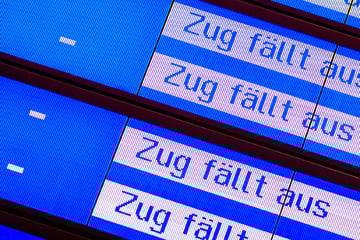 Personal sitzt wegen Glatteis zu Hause fest: Auf dieser Strecke in Sachsen fallen alle Züge aus