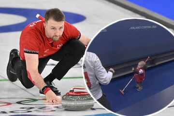 Zuckersüßer Star auf dem Eis: "Curling-Baby" zieht die Olympia-Blicke auf sich