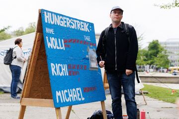 Hungerstreik-Camp in Berlin: Zustand von zwei Teilnehmern lebensbedrohlich