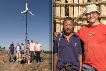 Windrad-Bau im äthiopischen Hochland: Sächsischer Pfarrer bringt Afrika zum Leuchten
