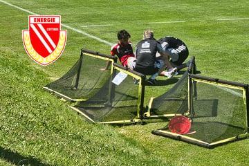 Energie Cottbus im Trainingslager: Sturm-Hoffnung muss Training verletzt abbrechen