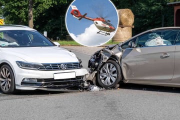 Frontal-Crash: Schwerverletzter mit Hubschrauber abtransportiert