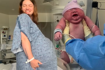 XXL-Baby verschlägt bei Geburt allen die Sprache: So viel brachte der Säugling auf die Waage