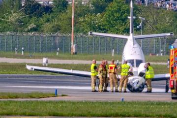 Kleinflugzeug legt Bruchlandung hin: Flugverkehr am Hamburger Airport läuft nach Unterbrechung wieder