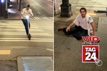 Viral Video of the Day for September 30, 2025: High-speed scooter ride ends in brutal curb smash