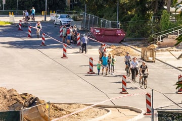 Dresden: Was war da los? Terrassenufer plötzlich wieder freigegeben