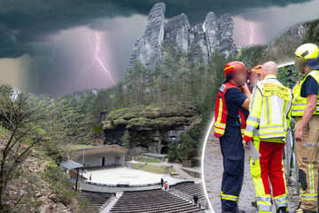 Gewitter-Drama nahe Felsenbühne Rathen: Mann (†36) von Baum erschlagen, Vorstellung abgesagt