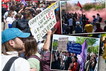 Mai-Demos in Leipzig: Tausende gehen für bessere Arbeitsbedingungen auf die Straße