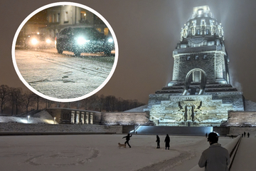 Leipzig versinkt im Schnee: Wetterdienst warnt nach Wintereinbruch vor Eis und Glätte