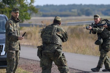 Hunderte Bundeswehr-Soldaten üben hier für den Ernstfall