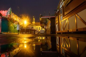 Magdeburg gibt noch nicht auf: Weihnachtsmarkt wird weiter aufgebaut