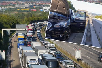 Unfall A4: Stau nach Vollsperrung: Auto und Lkw rauschen auf A4 zusammen