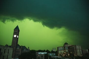 Derecho storm over South Dakota produces apocalyptic sky