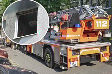Leipzig: Brand in Leipziger Mehrfamilienhaus: Feuerwehr rettet Frau aus Wohnung