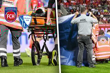 Schock-Szene bei Bundesliga-Spiel: Große Sorge um Heidenheim-Torwart