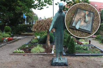 Dreister Diebstahl auf Friedhof: Krankenschwester-Statue verschwunden