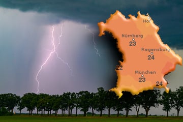 Jetzt kracht's: Warnung vor heftigen Gewittern in Bayern