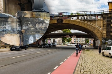 Dresden: Brocken löst sich: Sorge um Brücke am Bischofsplatz