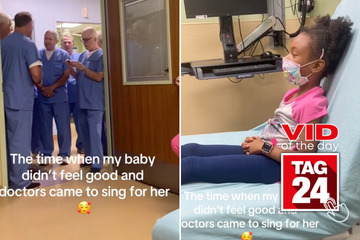 Viral Video of the Day for June 21, 2024: Doctors sing heartfelt song to sick little girl!