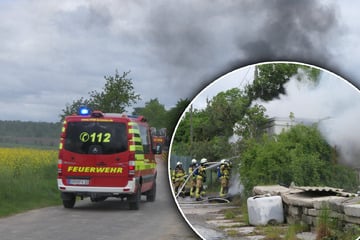 Anwohner bekommen plötzlich NINA-Warnung: Tückischer Brand sorgt für Einsatz in Sachsen