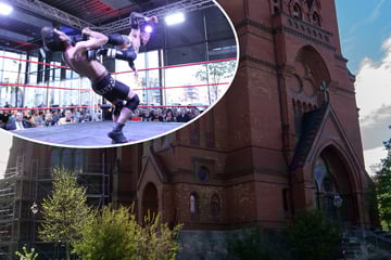 Halleluja! Chemnitzer Kirche wird zur Wrestling-Arena