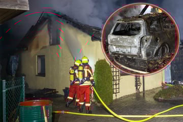 Wohnhaus in Ostsachsen brennt lichterloh: Bewohner können sich retten